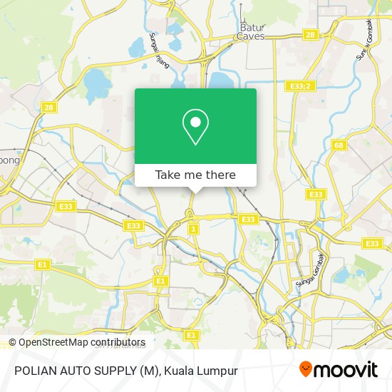 Peta POLIAN AUTO SUPPLY (M)