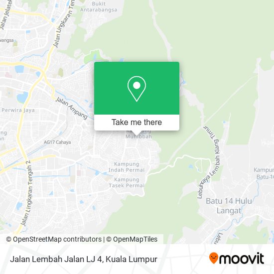 Peta Jalan Lembah Jalan LJ 4