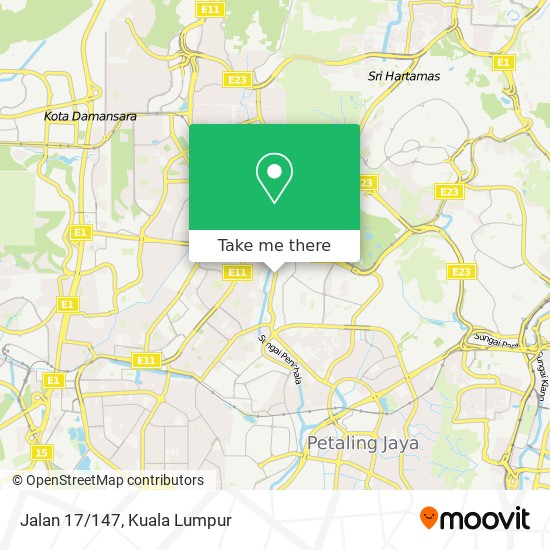 Jalan 17/147 map