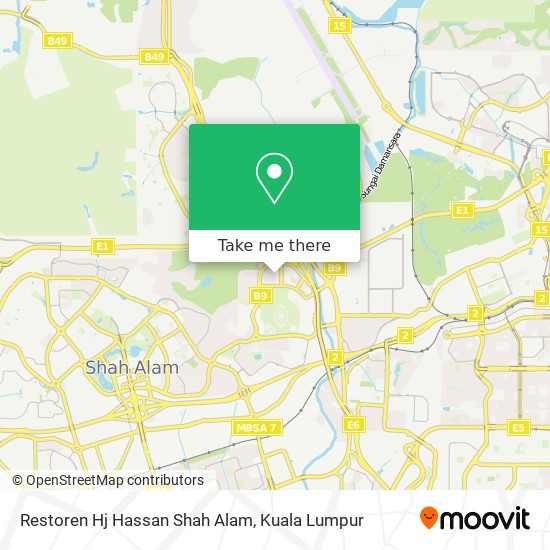 Restoren Hj Hassan Shah Alam map