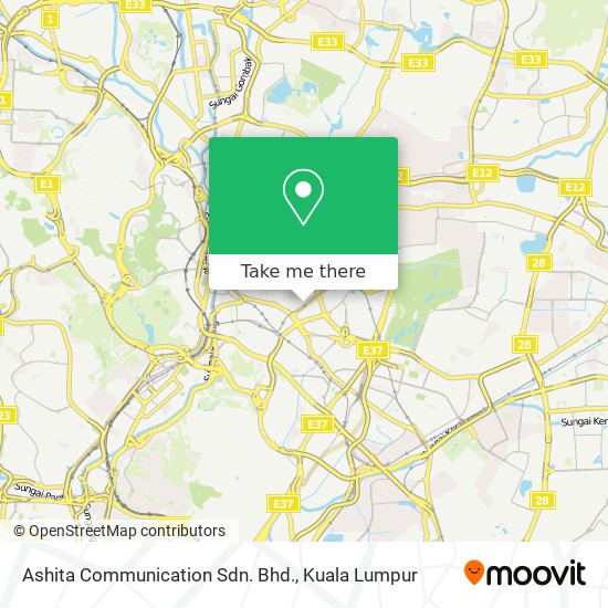 Ashita Communication Sdn. Bhd. map