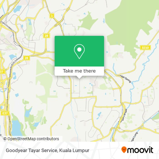 Goodyear Tayar Service map