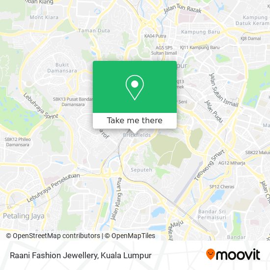 Raani Fashion Jewellery map