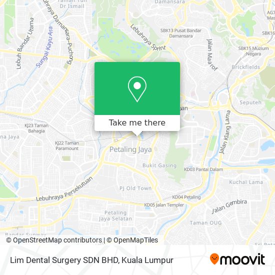 Lim Dental Surgery SDN BHD map