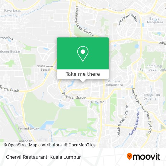 Chervil Restaurant map