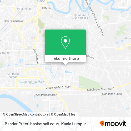 Bandar Puteri basketball court map