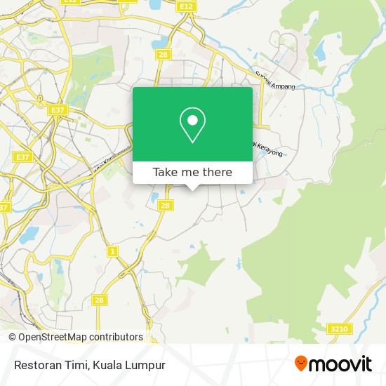 Restoran Timi map