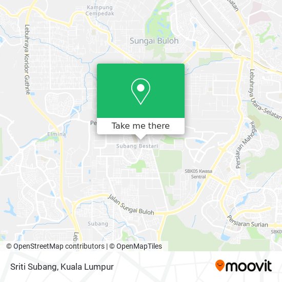 Sriti Subang map