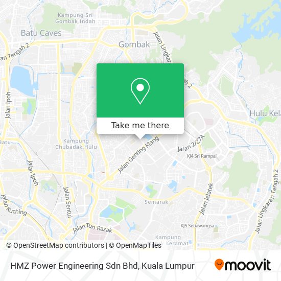 Peta HMZ Power Engineering Sdn Bhd