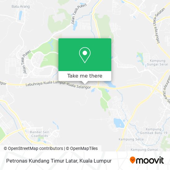 Petronas Kundang Timur Latar map