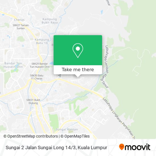 Peta Sungai 2 Jalan Sungai Long 14 / 3