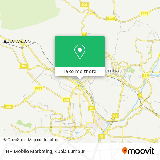 Peta HP Mobile Marketing