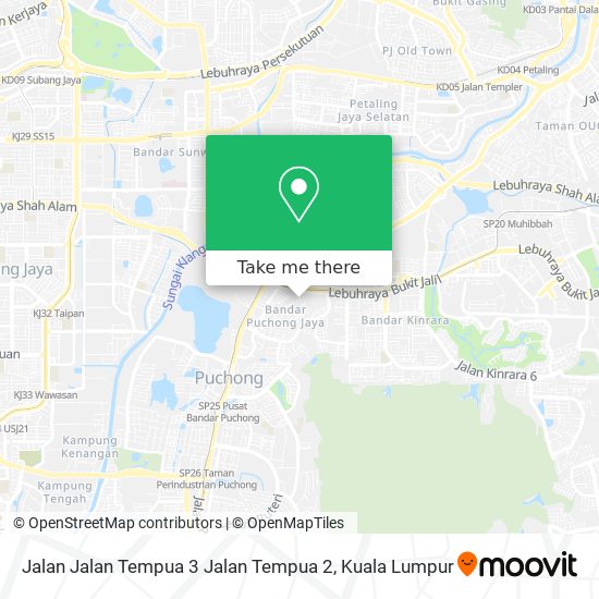 Peta Jalan Jalan Tempua 3 Jalan Tempua 2