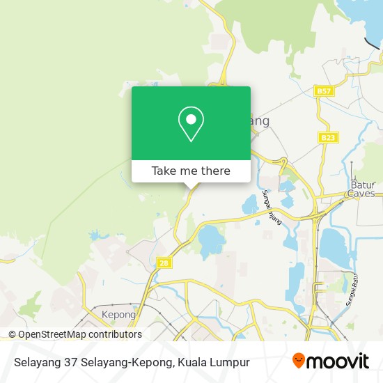 Selayang 37 Selayang-Kepong map