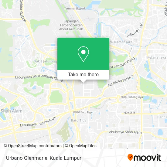 Urbano Glenmarie map