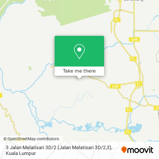 3 Jalan Melatisari 3D / 2 (Jalan Melatisari 3D / 2,3) map