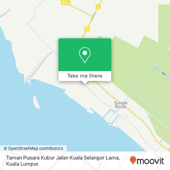 Taman Pusara Kubur Jalan Kuala Selangor Lama, 45300 Sungai Besar map