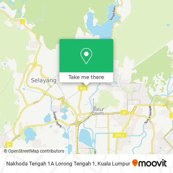 Nakhoda Tengah 1A Lorong Tengah 1 map