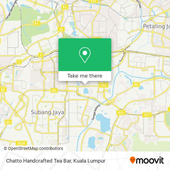 Chatto Handcrafted Tea Bar map