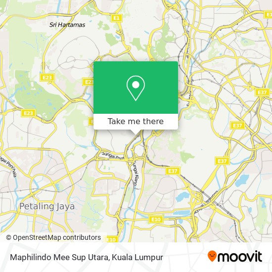 Maphilindo Mee Sup Utara map