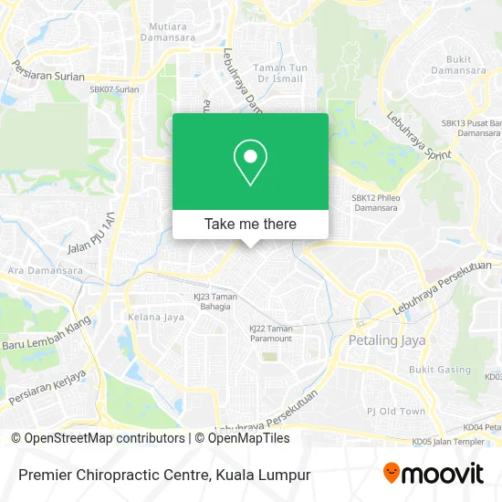 Premier Chiropractic Centre map
