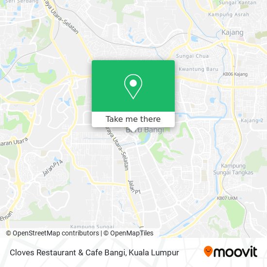 Cloves Restaurant & Cafe Bangi map