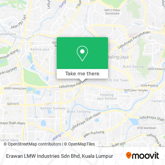 Erawan LMW Industries Sdn Bhd map