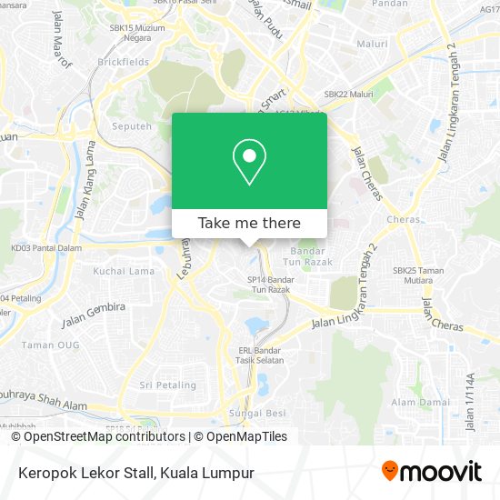 Keropok Lekor Stall map