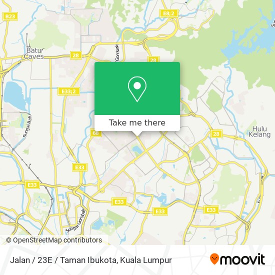 Peta Jalan / 23E / Taman Ibukota