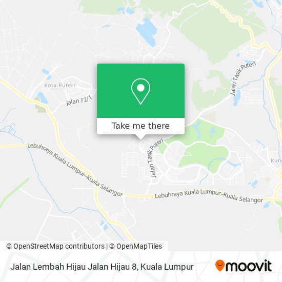 Peta Jalan Lembah Hijau Jalan Hijau 8