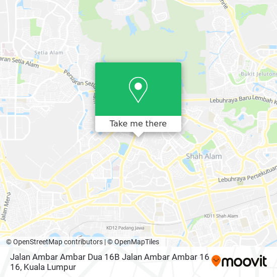 Jalan Ambar Ambar Dua 16B Jalan Ambar Ambar 16 16 map