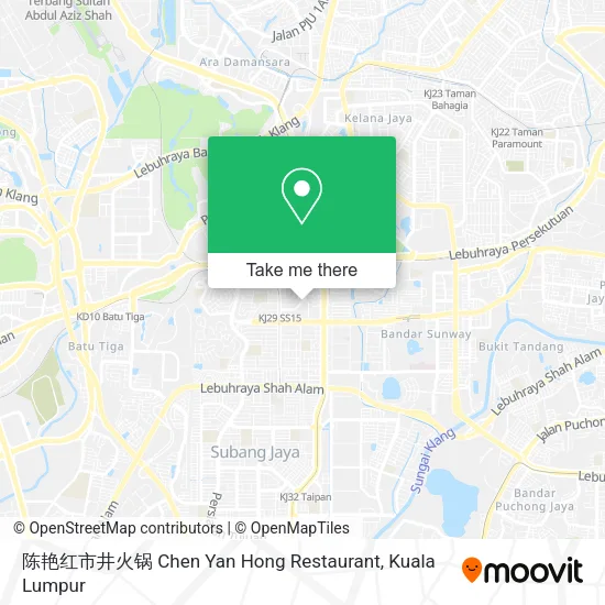 陈艳红市井火锅 Chen Yan Hong Restaurant map
