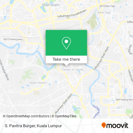 S. Pavitra Burger map