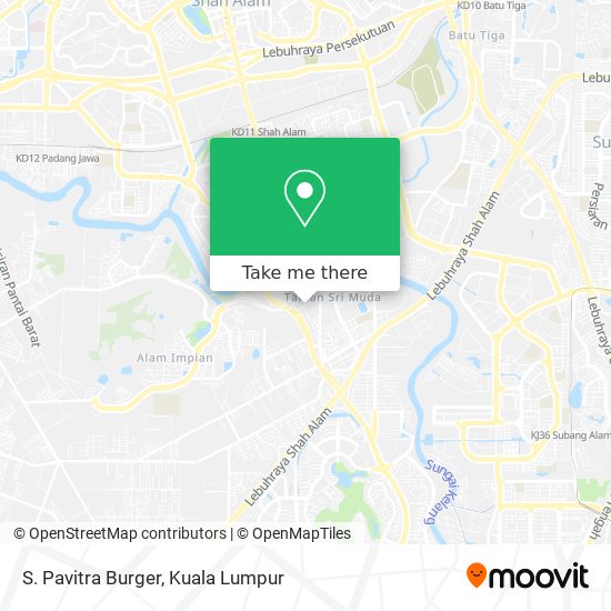 S. Pavitra Burger map