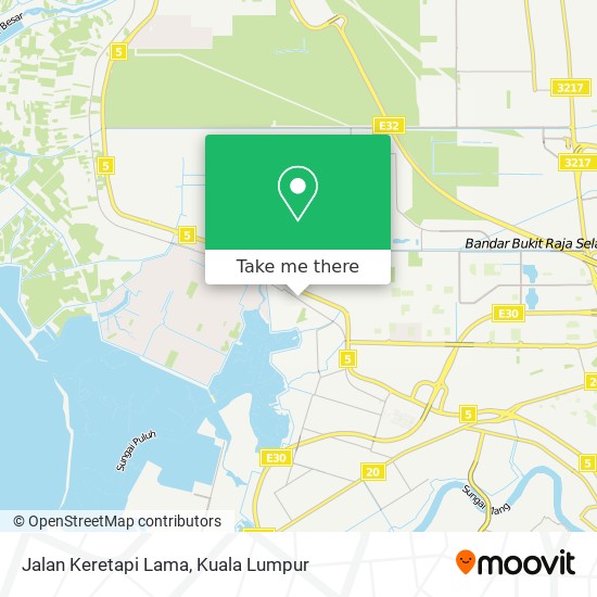 Jalan Keretapi Lama map