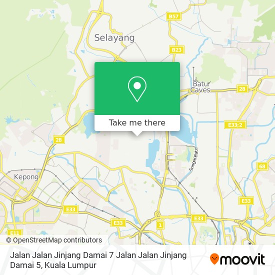 Jalan Jalan Jinjang Damai 7 Jalan Jalan Jinjang Damai 5 map