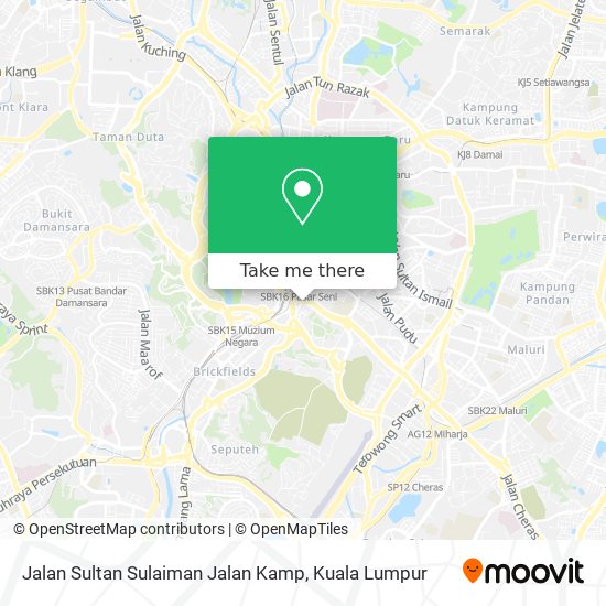 Jalan Sultan Sulaiman Jalan Kamp map