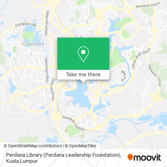 Perdana Library (Perdana Leadership Foundation) map