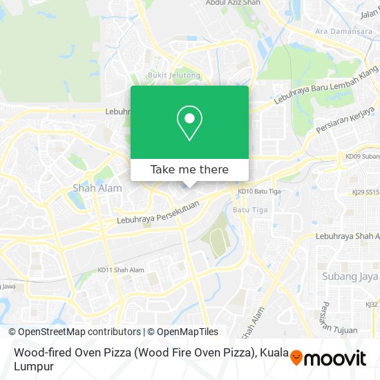 Wood-fired Oven Pizza map