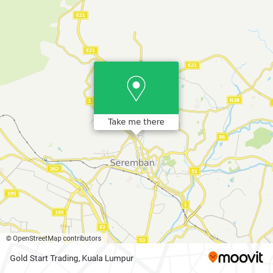 Gold Start Trading map