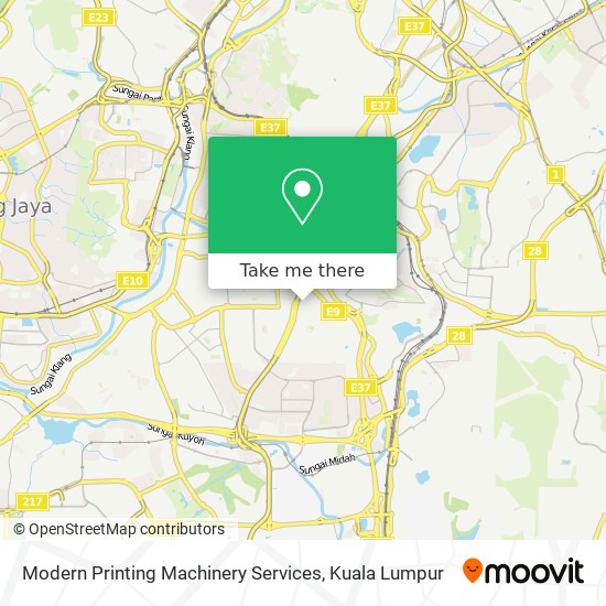 Modern Printing Machinery Services map