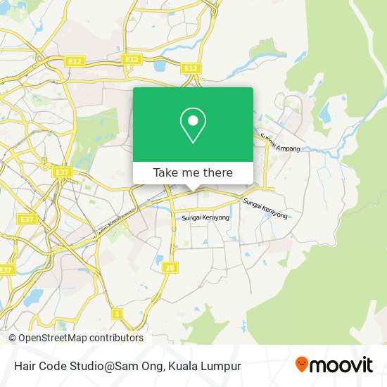 Hair Code Studio@Sam Ong map