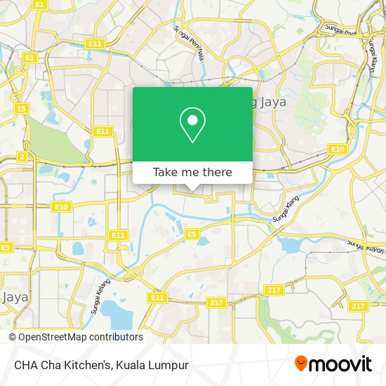 CHA Cha Kitchen's map