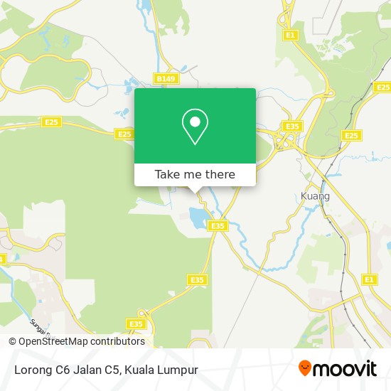 Peta Lorong C6 Jalan C5