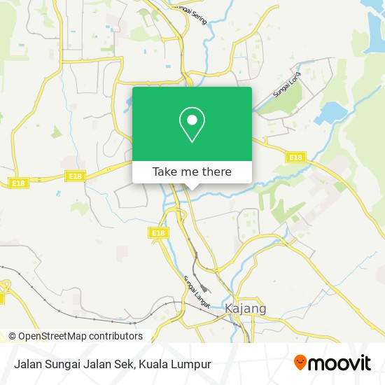 Jalan Sungai Jalan Sek map