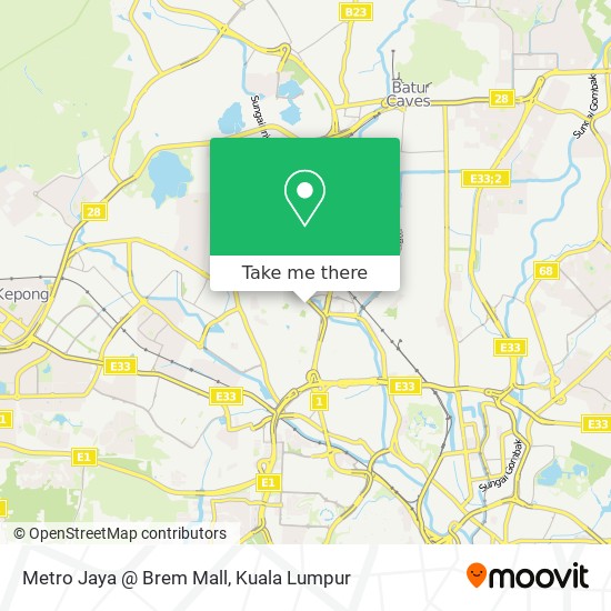 Metro Jaya @ Brem Mall map