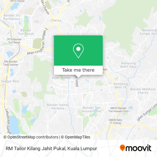 RM Tailor Kilang Jahit Pukal map