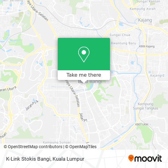 K-Link Stokis Bangi map