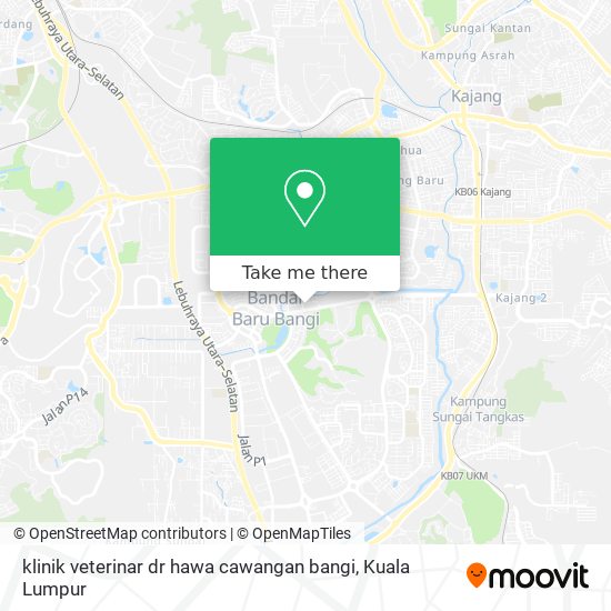 klinik veterinar dr hawa cawangan bangi map