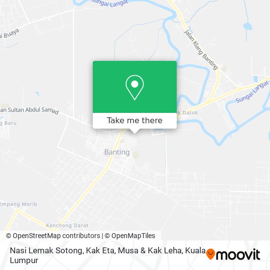 Nasi Lemak Sotong, Kak Eta, Musa & Kak Leha map